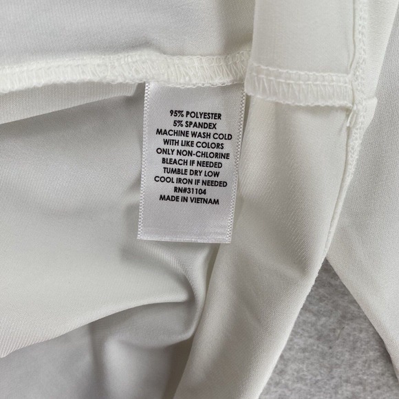 NWT New Directions Blouse Womens‎ 2X Flowy Tunic Career Metal Accent 3/4 Sleeve - Picture 11 of 13